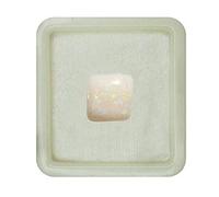 Opale di fuoco naturale certificato da55Carat, forma quadrata da 4 carati, per scopi astrologici, pietra portafortuna di ottobre, gioielli per lo zodiaco della Bilancia.