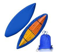 Opaltool 420D Copertura per Kayak, Impermeabile Durevole Protezione UV Copertura Kayak Canoa per la Pesca in Barca/Kayak/Canoa/Paddle Board (4.6~5.0m/15.1ft~16.4ft)