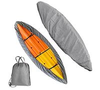 Opaltool 420D Copertura per Kayak, Impermeabile Durevole Protezione UV Copertura Kayak Canoa per la Pesca in Barca/Kayak/Canoa/Paddle Board (3.1~3.5m/10.2ft~11.4ft)