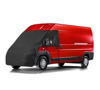 Opaltool 420D Telo Protettivo Antiprua Essential per FIAT Ducato/Peugeot Boxer/Citroen Relay X250/290 2006-2024, Impermeabile Copertura Parabrezza Camper con 10 Bande e Magneti