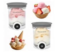 Opaltool Creami Contenitore per Ninja Swirl NC700 NC701, 480 ml, contenitore per gelato con coperchi colorati per macchina per ghiaccio Ninja, senza BPA e lavabile in lavastoviglie