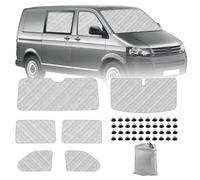 Opaltool Oscurante Termico Interno per VW T5 T6 Kombi, 6 PCS Parasole per Parabrezza Interno ai Raggi UV per la Privacy e il Controllo della Temperatura