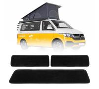 Opaltool Tappetini in Moquette per VW T5 T6 T6.1 M-ultivan California C-aravelle Transporter S-huttle, 3PCS Strisce di Soglia Auto per Porte per 1 Porte Scorrevoli
