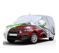 Opaltool Telo Copriautoda da Esterno Adatto a Citroën Berlingo 2018-2023 | Copertura Completa per Auto con Cerniera Della Porta, Serratura e Bande Antivento per la Protezione da Sole, Neve e Polvere