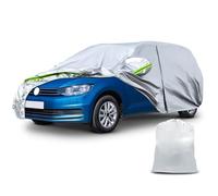Opaltool Telo Copriautoda da Esterno Adatto a VW Touran 2003-2025 | Copertura Completa per Auto con Cerniera Della Porta, Serratura e Bande Antivento per la Protezione da Sole, Neve e Polvere