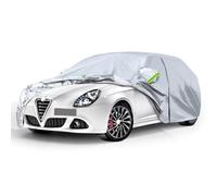Opaltool Telo Copriautoda da Esterno per A-lfa Romeo G-iulietta 2010-2020, Copertura Completa per Auto con Chiusura a Cerniera della Porta Laterale, Blocco Antifurto