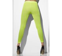Adulti Donna 1980S Neon senza Piedi Calze a Rete Disco Costume Verde Brillante