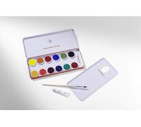 Opaque Paint 12 Colours + Opaque White + Brush + Mixing Palette