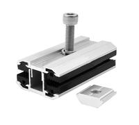 Opatiny 1/4pcs pannello solare sottile pellicola per morsetto centrale 80 * 46 * 28,6 millimetri alluminio per il collegamento e il fissaggio pannello solare sottile pellicola per morsetto centrale