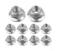 Opatiny 10 pz M5 per Tappo Dado In Acciaio Inox Guarnizione Protettiva per Elettrico Cordless Erba Lama Tosaerba per Sostituzione