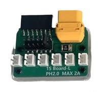 Opatiny 1S per adattatore batteria per HOTA D6 Pro per caricabatterie, connettore PH2.0 e BT2.0, accessorio RC a doppia faccia ad alta corrente 2A, giallo (PH2.0 sinistra)