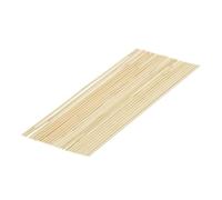 Opatiny 25 pali di supporto per piante da giardino, canne di bambù per pomodori, piselli e fiori, supporti per piante da giardino in legno naturale da 40 cm