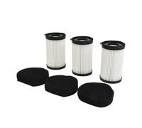Opatiny 3 filtri di ricambio per aspirapolvere Galaxy GL6255, Clatronic BS1306 e H2 con cavo, in spugna per borse laterali