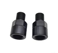 Opatiny Adattatore per pedale della bicicletta, in lega di alluminio, adatto per pedivelle a pedali da 9/16", coppia nera che lo rende compatibile con una vasta gamma di biciclette