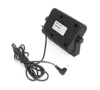 Opatiny Altoparlante esterno resistente per autoradio CB con jack da 3,5 mm, compatibile con radio Yaesu, Kenwood, ICOM, nero