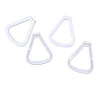 Opatiny Arancione Bianco Elica Protezioni Anello Per Quadcopter (B) | Plastica leggera, protezione dagli urti, prolunga la durata del motore, set da 4 pezzi, opzioni arancione o bianco