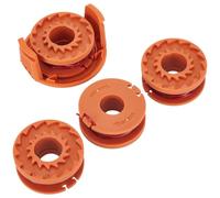 Opatiny Bobina di filo per decespugliatore, serie WG150-WG180, 3 m, 165 cm, corda di ricambio con alimentazione automatica, bobina WA0010 e tappo WA6531 (confezione da 4)