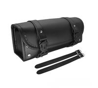 Opatiny Borsa porta attrezzi anteriore e posteriore per moto, compatibile con la maggior parte dei modelli, fibbia a sgancio rapido, 30 cm x 10 cm x 11,5 cm, in poliuretano, impermeabile, nero