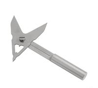 Opatiny Cercatore di bordi di centraggio per fresatrice per diametro di 10-120 mm, tubo in acciaio inossidabile 304 e divisore a barra rotonda con artigli di misurazione multiuso (livellatore)