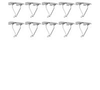 Opatiny Confezione da 10 clip di drenaggio per pannelli solari, in alluminio pressofuso, connessione sicura, telaio modulo fotovoltaico, drenaggio dell'acqua