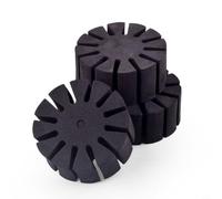 Opatiny Cornice separatrice per arco in schiuma EVA, confezione da 6, accessorio per faretra da 6 a 8 mm, portatile, protezione per mensole, caccia e pratica al bersaglio, nero