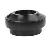 Opatiny Cuffia esterna per bicicletta, 44/41,8/46,9 mm, con copertura superiore e cuscinetti da strada, attacco per manubrio integrato, in alluminio CNC, colore nero (44)