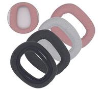 Opatiny Cuscinetti auricolari di ricambio in memory foam per Logitech Zone Vibe100, isolamento acustico, pelle proteica, grigio