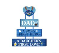 Opatiny Decorazione da parete per festa del papà, leggera, facile da | Corda pre-assemblata per risparmiare tempo, spaziatura regolabile, non è necessario il fai da te, pronta da appendere