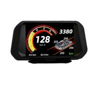 Opatiny Display HUD Head Up per auto, proiettore multifunzione OBD GPS TPMS, schermo LCD con monitoraggio della pressione dei pneumatici e allarme, compatibile con la maggior parte delle auto (OBD+