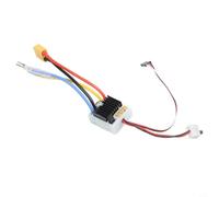 Opatiny ESC spazzolato bidirezionale 60A per auto e barche RC, 2-3S per lipo compatibile, per connettore xt60, dissipatore di calore, protezione bassa tensione, modelli in scala 1/10 (T60)