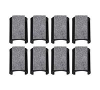 Opatiny Feltrini per mobili e sedie, 25 mm, confezione da 8 pezzi, in feltro e plastica, per pavimenti in laminato, legno, marmo, riducono il rumore e prevengono i graffi