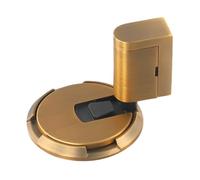 Opatiny Fermaporta regolabile resistente, in lega di zinco, supporto a ventosa per pavimento inferiore della porta, vento, bronzo giallo