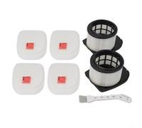 Opatiny Filtro di ricambio per aspirapolvere Shark IZ420, IZ420UK, IZ420UKT, IZ400, IZ400UK, IZ400UKT, con 2 filtri in schiuma, 4 filtri in feltro, 1 spazzola per la pulizia