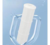 Opatiny Fishb Filtro per Elemento da 25,4 cm, in rete di nylon riempita per prefiltro per macchina di pulizia pre-filtro, bianco