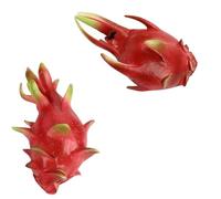 Opatiny Frutta finta decorativa a forma di drago artificiale, per casa, feste, aula, giocattolo educativo precoce, ornamento alimentare, grande, 26 cm