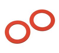 Opatiny Guarnizione per valvola WC per Mansfield 210 Quick Fix Sostituzione rossa 2 pezzi 427BP Guarnizione valvola di scarico