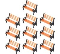 Opatiny HO Scale Model Train Accessories 10pcs Plastic Street Panchine per TT Scale Railway Layout Scene Building Kit