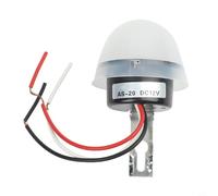 Opatiny Impermeabile Fotocellula Interruttore 220 V 12 V Automatico Dusk to Dawn Sensore di Luce Controller con Copertura Pioggia Esterno per Strada