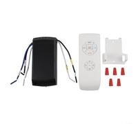 Opatiny Kit controller ventilatore da soffitto wireless con interruttore della luce a LED 4 timer funzione mute facile da installare sostituzione per Hunter per ventilatori Harbor Breeze soggiorno