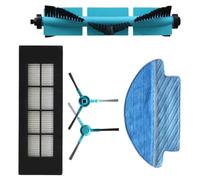 Opatiny Kit di accessori per aspirapolvere compatibile con Cecotec Conga serie 3090, spazzola a rullo, filtri, panno mocio e spazzole laterali per una pulizia efficace del pavimento