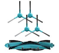 Opatiny Kit di ricambio per spazzola a rullo principale e spazzola laterale, compatibile con robot aspirapolvere Cecotec Conga 3290/3490 Elite/4090/4690/5090/5490/6090/7090, set da 5 pezzi