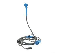 Opatiny Kit doccia portatile da 12 V, set doccia a pressione regolabile da 2,5 l/min, con tubo da 2 m, cavo da 4 m, per campeggio all'aperto, viaggi su strada e lavaggio auto