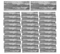 Opatiny Peel and Stick - Piastrella da parete in PVC opaco per bagno, in schiuma satinata, impermeabile, resistente al calore, 10,2 x 20,3 cm