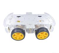 Opatiny per 4wd per mecanum Robot Car Telaio Kit Lega di Alluminio per (B) | 4 motoriduttori indipendenti, telaio in lega di alluminio, tornitura flessibile, adatto per Arduino Pi, prevenzione ostacoli