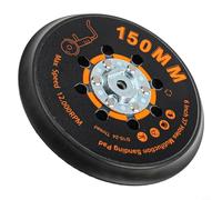 Opatiny Piastra di supporto per levigatrice orbitale, diametro 150 mm, piastra a 37 fori con filettatura 5/16-24 per rettifica e lucidatura, per utensili MAXXT