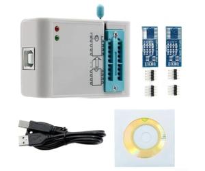 Opatiny Programmatore USB 2.0 ad alta velocità per il trasferimento di chip | Legge EN25T80 in per 3s, scrive per 9s, selezione automatica della tensione, funzione di copia offline, materiale ABS