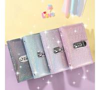 Opatiny Raccoglitore a portafoglio con serratura con password, per organizzare denaro e documenti finanziari, in pelle PU, con archiviazione sicura, design compatto (10,9 x 17,8 cm)