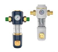 Opatiny Riutilizzabile per filtro sedimenti Spin Down, 40 controlavaggio per prefiltro con alloggiamento a prova di esplosione per tutta la casa (20/25 PPR bianco)