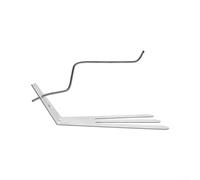 Opatiny Rostiera regolabile in acciaio inox con design rotante antiaderente per barbecue, tacchino, riunioni di famiglia, 25,5 x 13,5 cm