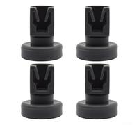 Opatiny Rotelle di ricambio per lavastoviglie Zanussi e Bosch Favorit, confezione da 4, in plastica ABS grigia, 2,3 x 2,3 x 3 cm, installazione senza attrezzi